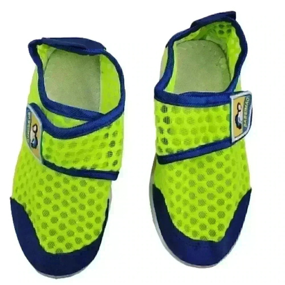 Babeimao Toddler Boys Water Shoes Light Green Breathable Mesh Running Size 9 - Picture 4 of 5